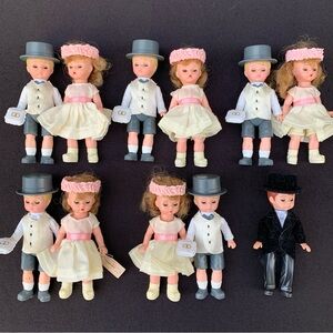 Vintage Wedding Lot Madame Alexander Happy Meal FlowerGirl RingBoy Doll Toy 2003